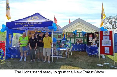 New Forest Show Information Stand